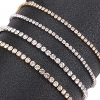 Stainless Steel Jewelry Chain 304 Stainless Steel plated DIY & with rhinestone Sold By Bag