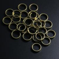 Brass Ékszer Medálok, Sárgaréz, Fánk, DIY & üreges, 12x3x1mm, Által értékesített PC