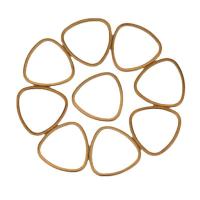 Brass Ékszer Medálok, Sárgaréz, Háromszög, DIY & üreges, 21.20x1mm, Által értékesített PC