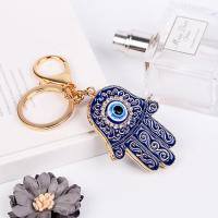 Zinc Alloy Key Lås, Hand, Unisex & med rhinestone, flere farver til valg, nikkel, bly & cadmium fri, 12.5cm,6*4.5cm, Solgt af PC