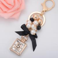 Zinc Alloy klíč spony, Zinek, s Plastové Pearl, Parfémy láhev, unisex & micro vydláždit kubické zirkony, více barev na výběr, nikl, olovo a kadmium zdarma, 13cm, Prodáno By PC