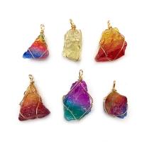 Quartz Gemstone Pendants irregular DIY aboutuff1a17x41- Sold By PC