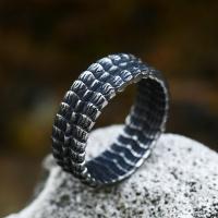 Acier titane bague, dragon, poli, Vintage & normes différentes pour le choix & pour homme, Taille:7-13, Vendu par PC