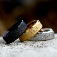 Acier titane bague, normes différentes pour le choix & pour homme, plus de couleurs à choisir, Taille:7-13, Vendu par PC