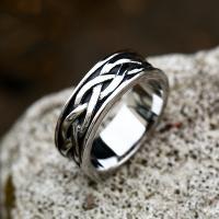 Titanium Steel Finger Ring polished vintage  & for man US Ring Sold By PC