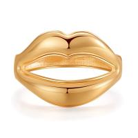 Zinc Alloy Bangle Smykker, Lip, forgyldt, for kvinde, flere farver til valg, nikkel, bly & cadmium fri, 46x60mm, Solgt af PC