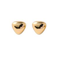 Brass Stud Earring plated fashion jewelry & for woman nickel lead & cadmium free Sold By Pair