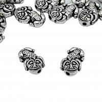 Zinc Alloy Animal Beads Mythical Wild Animal antique silver color plated vintage & DIY nickel lead & cadmium free Approx Sold By Bag