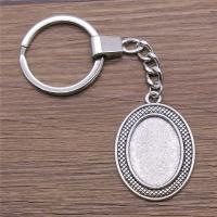 Zinc Alloy Pendant Cabochon Setting Oval plated vintage & DIY nickel lead & cadmium free Sold By PC