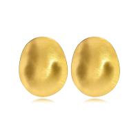 Stainless Steel Stud Earrings 304 Stainless Steel Vacuum Ion Plating fashion jewelry & for woman golden Sold By Pair