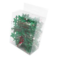 Ijzeren broche onderdelen, Plastic, mode sieraden & uniseks, groen, 40x25mm, 100pC's/box, Verkocht door box