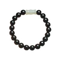 Bois de santal bracelet, avec Jade, style folk & différents matériaux pour le choix & unisexe, 8mm, Longueur Environ 7 pouce, Vendu par PC