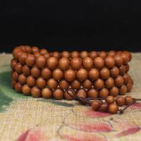 108 Mala Beads Sandalwood folk style & Unisex Sold By Strand