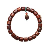 Mala armbanden, Pterocarpus Pterocarpus, folk stijl & uniseks & verschillende stijlen voor de keuze, 8x8mm, Lengte Ca 7 inch, Verkocht door PC