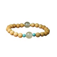 Pulsera Mala, Thuja Sutchuenensis, con resina, estilo popular & unisexo, 8mm, longitud aproximado 7 Inch, Vendido por UD