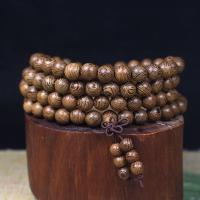 108 Mala Beads Wenge Round folk style & Unisex Sold By Strand