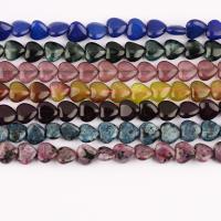 Mixed Gemstone Helmet, Luonnonkivi, Sydän, tee-se-itse, enemmän värejä valinta, 12mm, 34PC/Strand, Myymät Strand