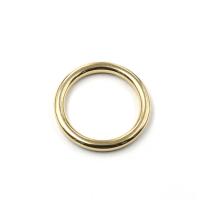 Mässing Väska Circle Ring Buckle, olika storlek för val, ursprungliga färgen, Säljs av PC