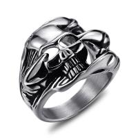 Bague en acier inoxydable, Acier inoxydable 304, bijoux de mode & normes différentes pour le choix & pour homme, couleur originale, 12mm, Vendu par PC