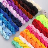 Fashion Cord smykker, Knude ledning, du kan DIY, flere farver til valg, 1mm, 24m/Lot, Solgt af Lot