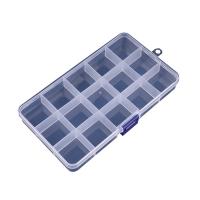 Storage Box Polypropylene(PP) dustproof & transparent & 15 cells Sold By PC