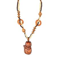 collier bois, renard, bijoux de mode & pour femme, Longueur Environ 25.2 pouce, Vendu par PC