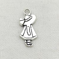 Zinc Alloy Pendler, Cartoon, antik sølv farve forgyldt, Vintage & du kan DIY, nikkel, bly & cadmium fri, 25x11mm, Ca. 100PC/Bag, Solgt af Bag