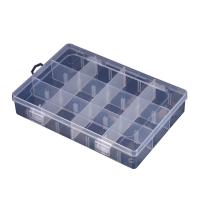 Storage Box Polypropylene(PP) Rectangle dustproof & transparent & 12 cells Sold By PC