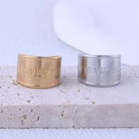 Stainless Steel Finger Ring 304 Stainless Steel plated fashion jewelry & for woman US Ring Sold By PC