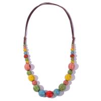 Cadena Suéter, Porcelana, hecho a mano, Vintage & Joyería & para mujer, multicolor, longitud aproximado 22.83 Inch, Vendido por UD