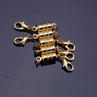 Prás Clasp maighnéadach, plátáilte, DIY, dathanna níos mó le haghaidh rogha, 17x6mm, Díolta De réir PC