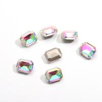 Moda prego Supplies, vidro, DIY, Mais cores pare escolha, 8x10mm, 10PCs/Lot, vendido por Lot