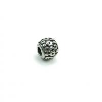 Titan Stål Bead, DIY, nickel, bly och kadmium gratis, Hål:Ca 5mm, Säljs av PC