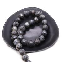 Natural Labradorite Beads Round DIY black Sold Per Approx 38 cm Strand