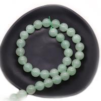 Aventurine χάντρες, Πράσινη Aventurine, Γύρος, DIY & διαφορετικό μέγεθος για την επιλογή, πράσινος, Sold Per Περίπου 38 cm Strand