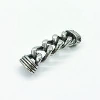 Inossidabile, Acciaio, Bracciale, Ricerca, Titantium acciaio, DIY, assenza di nichel,piombo&cadmio, Foro:Appross. 12*6mm, Venduto da PC