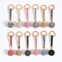 Zinc Alloy Key Clasp with rhinestone nickel lead & cadmium free Sold By PC