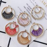 Zinc Alloy Flat Round Pendants plated DIY nickel lead & cadmium free Sold By Bag