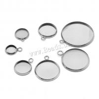 Stainless Steel Pendant Setting DIY original color Sold By PC