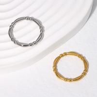 Stainless Steel Finger Ring 304 Stainless Steel 18K gold plated fashion jewelry & for woman Sold By PC