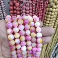 Natural Jade Beads Persian Jade Round DIY mixed colors Sold Per Approx 38 cm Strand