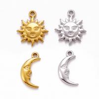 Stainless Steel Pendants 304 Stainless Steel Vacuum Ion Plating fashion jewelry & DIY Sold By Bag