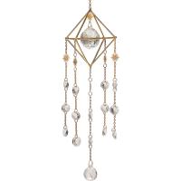 Ornements suspendus, quartz clair, poli, DIY, 9.5inch, Longueur Environ 20 pouce, Vendu par PC