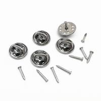 Roestvrij stalen broche onderdelen, 304 roestvrij staal, 2 stuks & DIY & machine polijsten, oorspronkelijke kleur, 11.5mm,1.2*8mm, Verkocht door Stel