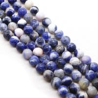 Sodalite Gyöngyök, Kerek, DIY & különböző méretű a választás, Naponta eladott Kb 15 inch Strand