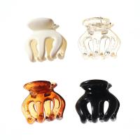 Plastic Hair Claw Clip, Koreansk stil & for kvinde, flere farver til valg, 30mm, Solgt af PC