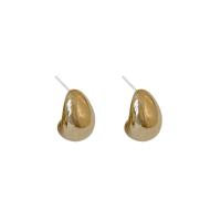 Brass Stud Earring plated fashion jewelry & for woman nickel lead & cadmium free Sold By Pair