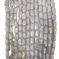 Barok ferskvandskulturperle Beads, Ferskvandsperle, Naturligt & du kan DIY, hvid, 10x17mm, Solgt Per 36-38 cm Strand