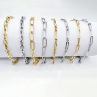 Anklet de acero inoxidable, acero inoxidable 304, con 1.57inch extender cadena, Joyería & diferentes estilos para la opción & para mujer, más colores para la opción, longitud aproximado 8.66 Inch, aproximado 9.06 Inch, Vendido por UD