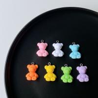 Resina-Pendant, resina, Orso, Carino & DIY, nessuno, 20mm, Appross. 100PC/borsa, Venduto da borsa